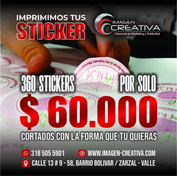 🔥 360 STICKERS por solo $60.000